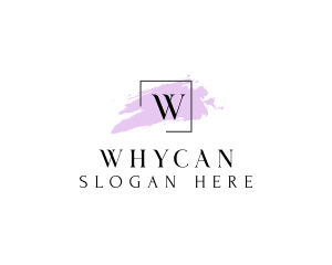 Womenswear - Square Watercolor Art Gallery logo design