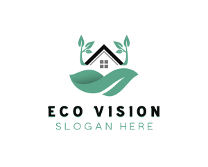 House Eco Friendly Landscaping logo design