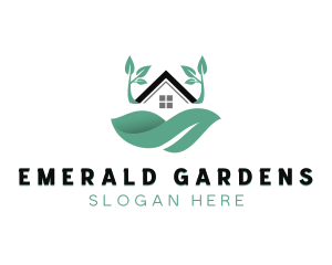 House Eco Friendly Landscaping logo design