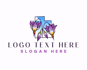 Bitterroot - Utah Flower Garden logo design