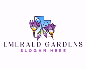 Utah Flower Garden logo design