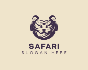 Tiger Animal Safari logo design