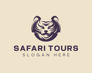 Tiger Animal Safari logo design