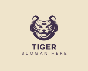 Tiger Animal Safari logo design