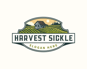 Farm Land Agriculture logo design