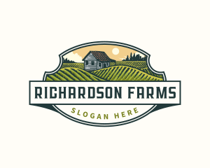 Farm Land Agriculture logo design