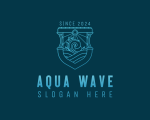 Coastal Wave Tourism logo design