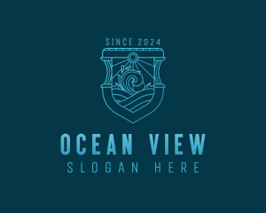 Coastal Wave Tourism logo design