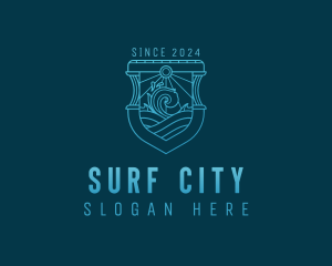 Coastal Wave Tourism logo design