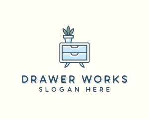 Drawer - Drawer Furnishing Decor logo design