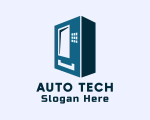 Automatic - Mechanical Vending Machine logo design