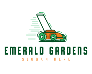 Lawn Mower Gardening  logo design