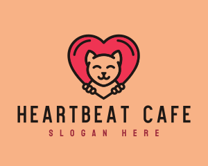 Heart - Pet Cat Heart logo design