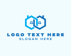Hexagonal - Neighborhood House Realty logo design