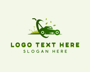 Lawn Care - Lawn Mower Gardening logo design