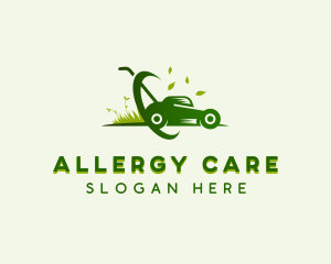 Lawn Mower Gardening logo design