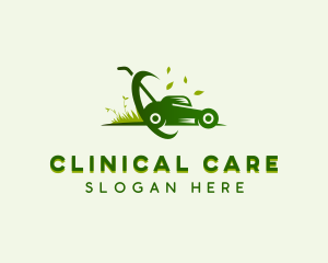 Lawn Mower Gardening logo design