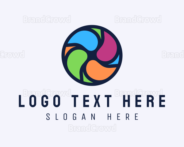 Generic Colorful Stained Glass Logo