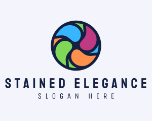 Generic Colorful Stained Glass logo design