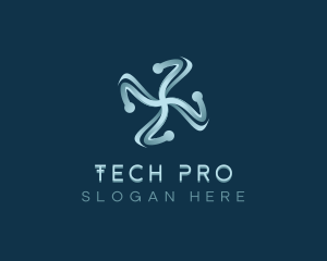 Technology AI Developer logo design