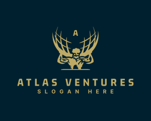 Globe Training Atlas logo design