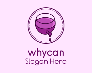 Wine Glass Drip Logo