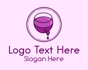 Wine Glass Drip Logo