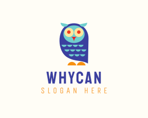 Wildlife Sanctuary - Cute Colorful Owl logo design