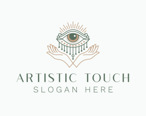 Mystical Eye Hand Jewelry logo design