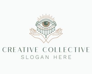 Mystical Eye Hand Jewelry logo design