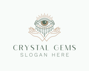 Mystical Eye Hand Jewelry logo design