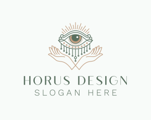 Horus - Mystical Eye Hand Jewelry logo design