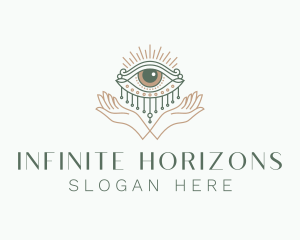 Visionary - Mystical Eye Hand Jewelry logo design