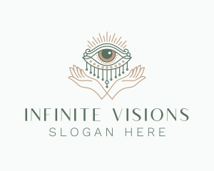 Visionary - Mystical Eye Hand Jewelry logo design