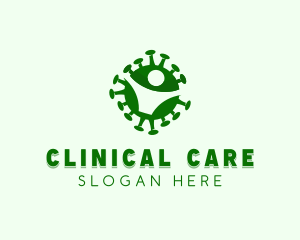 Human Virus Patient  logo design