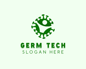 Germ - Human Virus Patient logo design