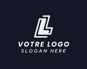 Freight Courier Logistics Letter L Logo