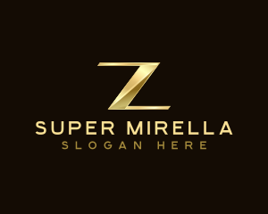 Luxury Metallic Boutique Logo