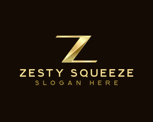 Luxury Metallic Boutique logo design