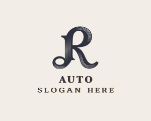 Craftsman - Elegant Artisan Boutique Letter R logo design