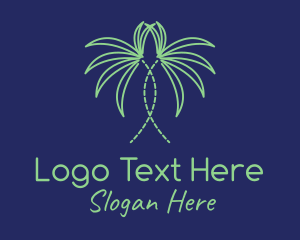 Garden - Indoor Palm Plant logo design