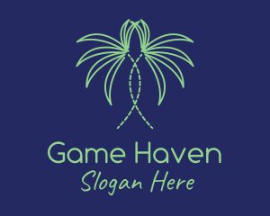 Home Styling - Indoor Palm Plant logo design