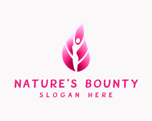 Natural Woman Beauty  logo design