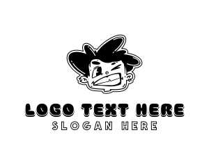 Streetwear - Cartoon Kid Boy logo design