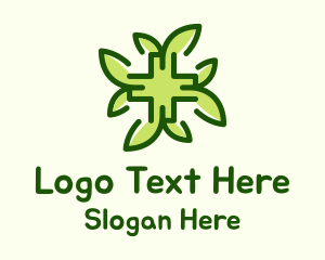 Herbal Medical Cross Logo