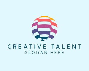 Talent - Modern Global Company logo design