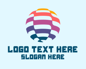 Event Space - Colorful Global Company logo design