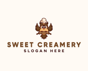 Bakery Chef Bird logo design