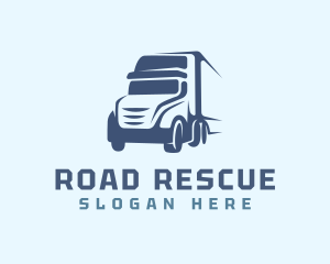 Towing - Transport Vehicle Truck logo design