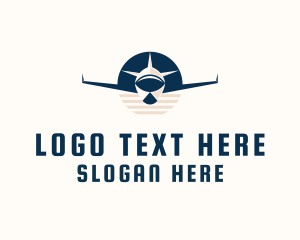 Tourism - Airplane Flight Tourism logo design